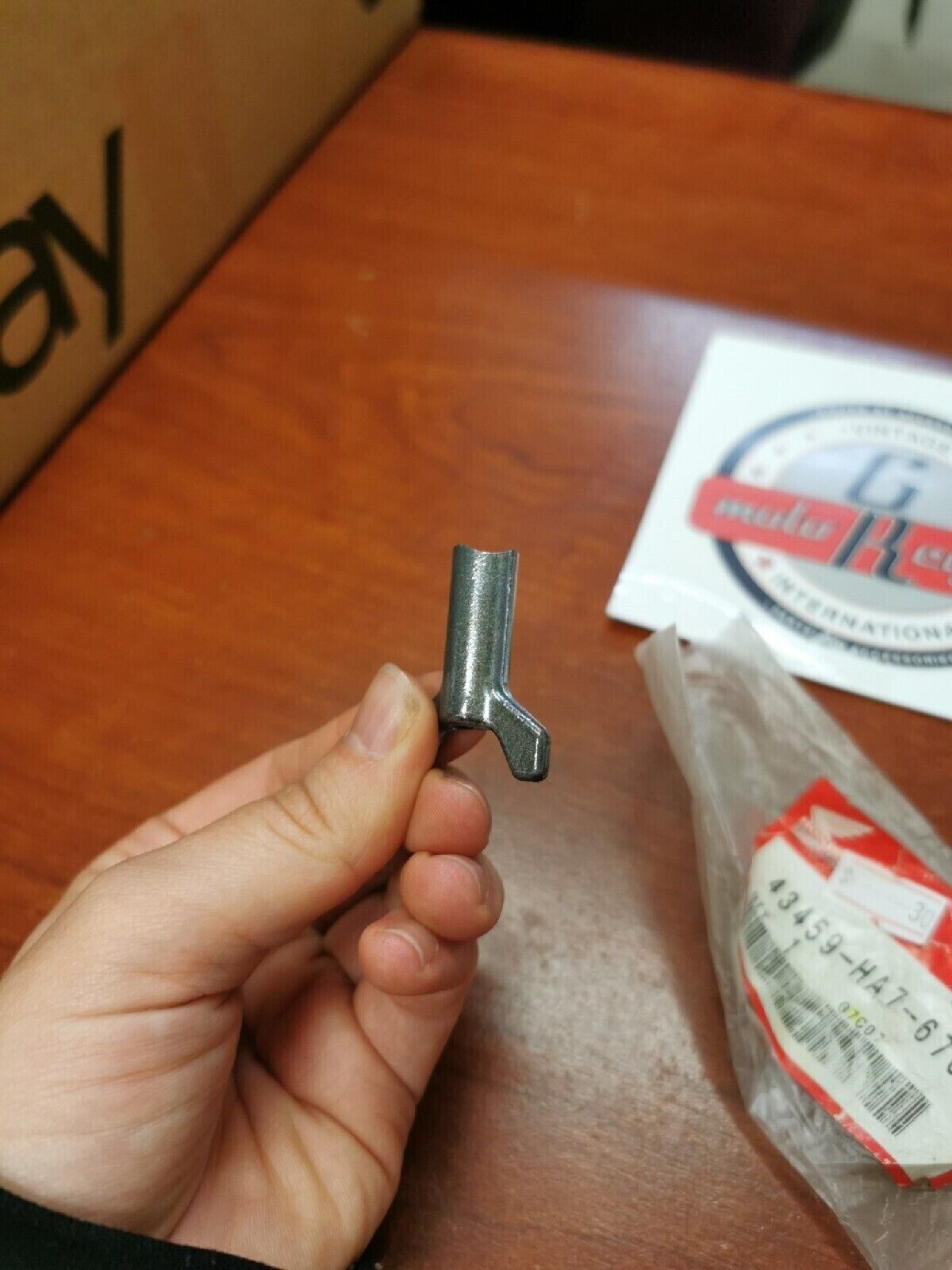 NOS Honda 1986 - 1989 TRX350 NUT, BRAKE ADJUSTING 43459-HA7-670 H36