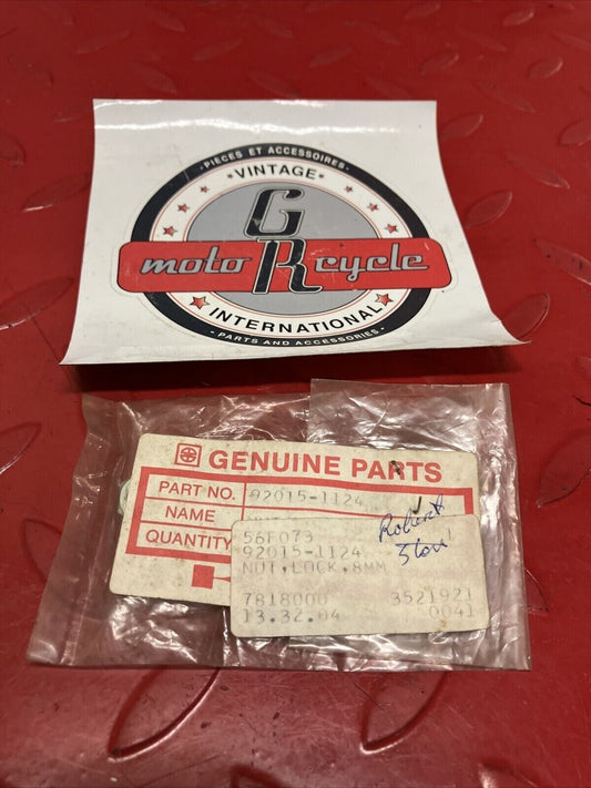 NOS KAWASAKI LOCK NUT 8MM 92015-1124 K13
