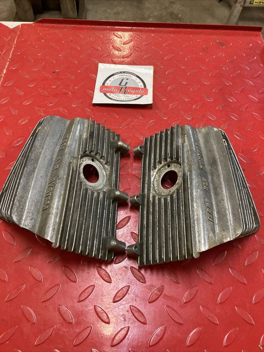 Suzuki GT250 left right cylinder head cover ram air U2