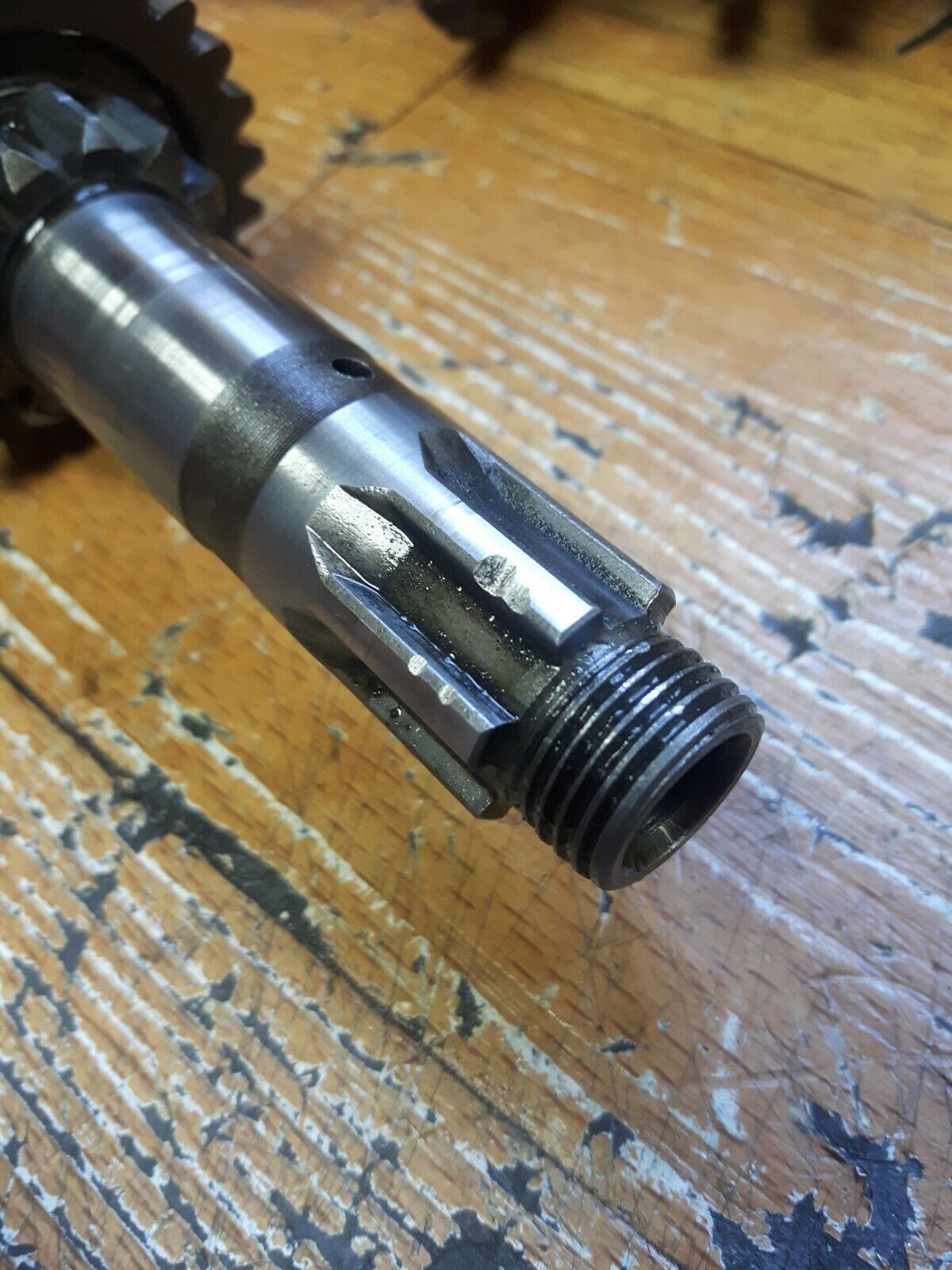 Kawasaki KLX125L 2003 transmission input output gear shaft 2004 2005 2006 KLX125