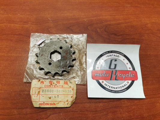 NOS Honda SL350 CL350 CL450 CB350 CB450 DRIVE SPROCKET (16T) 23801-346-810 H64