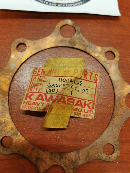 NOS Kawasaki 1973 - 1975 F11 CYLINDER HEAD GASKET 11004-055 K36