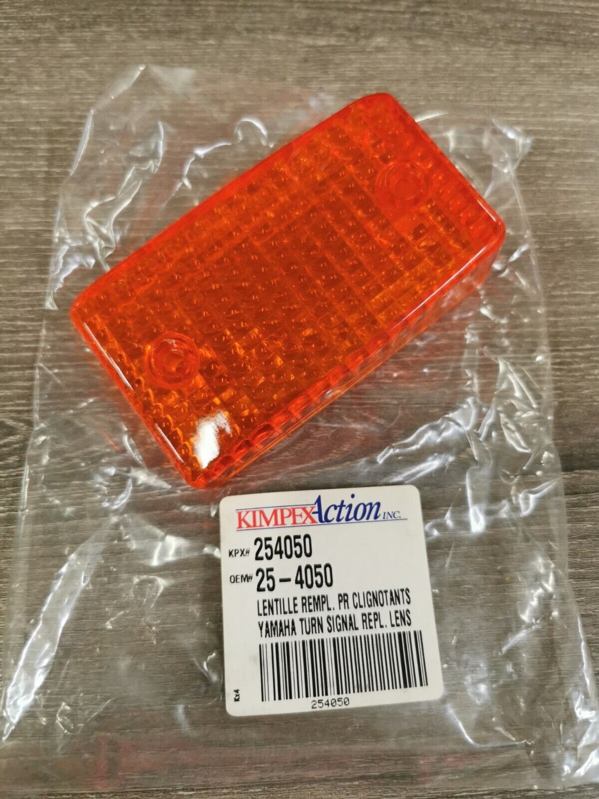 NOS KIMPEX YAMAHA FJ1100 FJ600 Turn Signal Replacement Lens   Amber 25-4050 J27