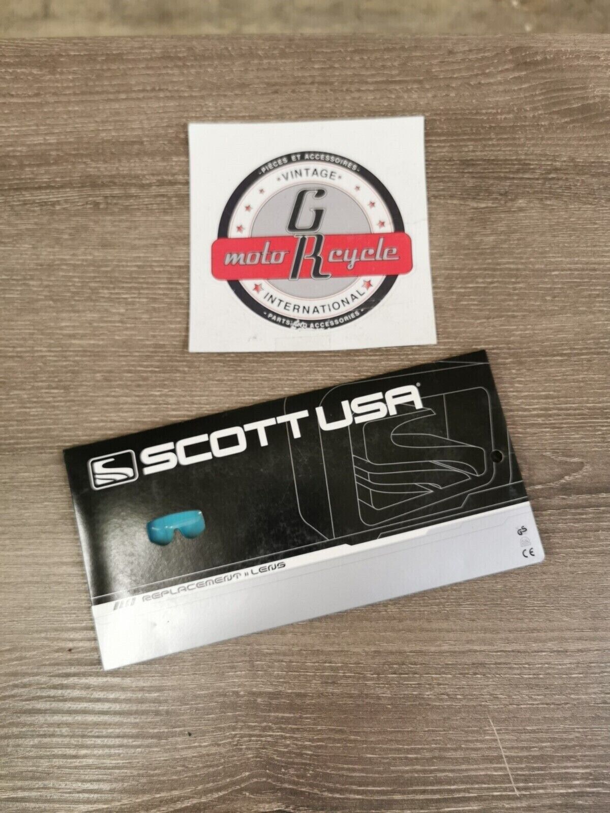 NOS SCOTT LENS THERMAL ANTI-FOG BLUE 207070-107 J24