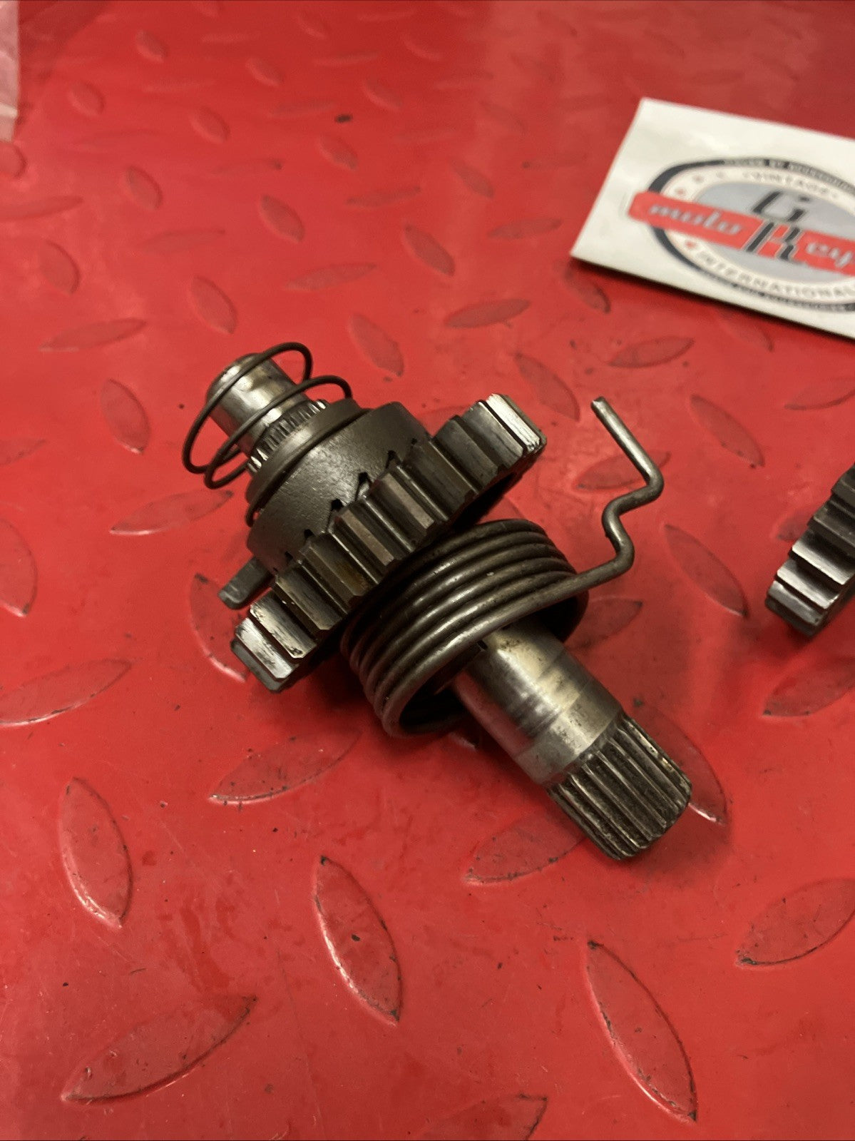 Honda CR250R 1984 Kickstarter Kick starter spindle shaft idle gear