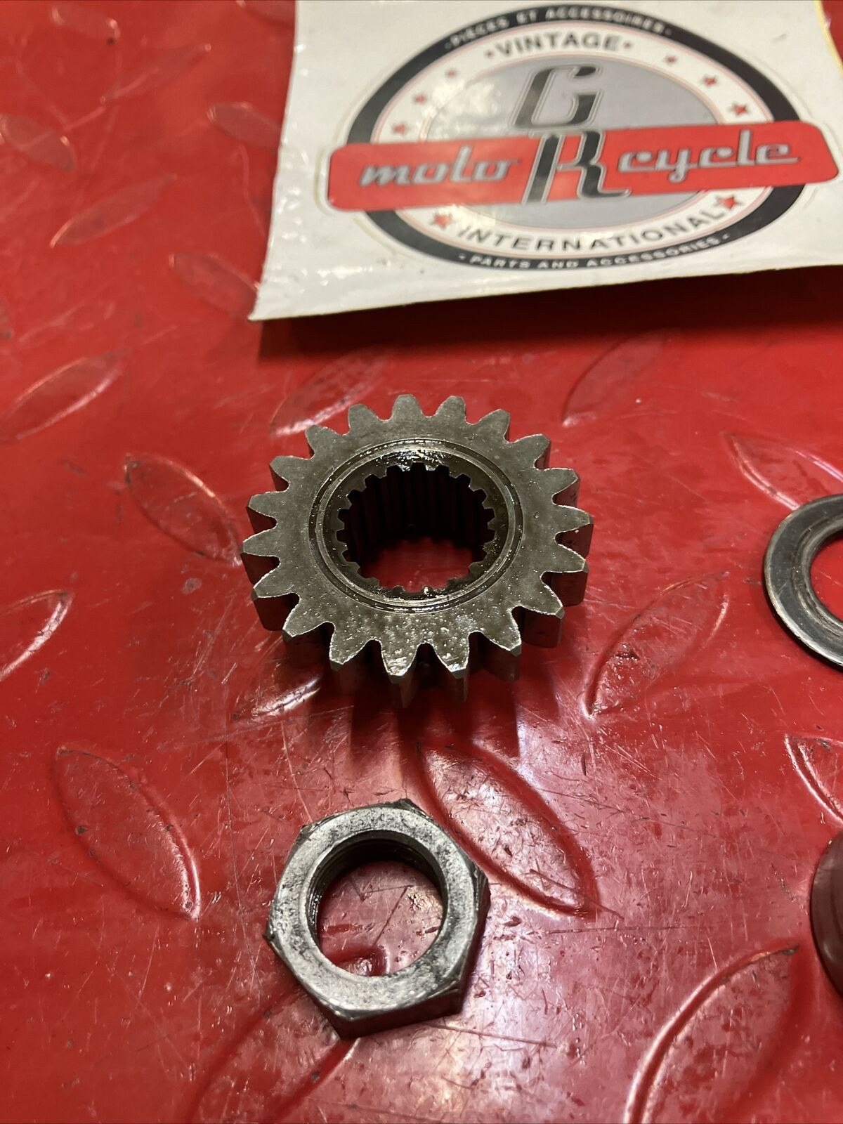 Suzuki RM125 1987 crankshaft primary drive gear
