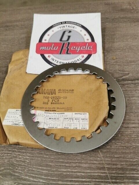NOS YAMAHA FSZ1000P YFM35FXG YTZ250S YZFR6 CLUTCH PLATE 168-16325-00-00 Y157