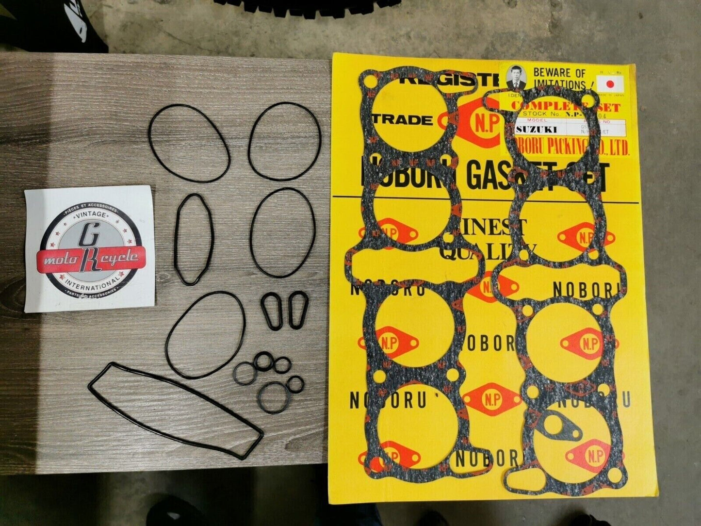 NOS NOBORU NP SUZUKI GS1000N GS1000HN INCOMPLETE GASKET KIT SET NP-39004 J46