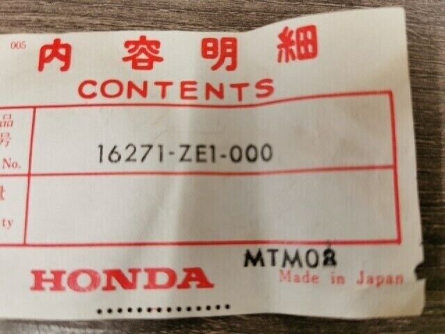 NOS HONDA GX110 GX120 ROBBER ELBOW GASKET 16271-ZE1-000 H72