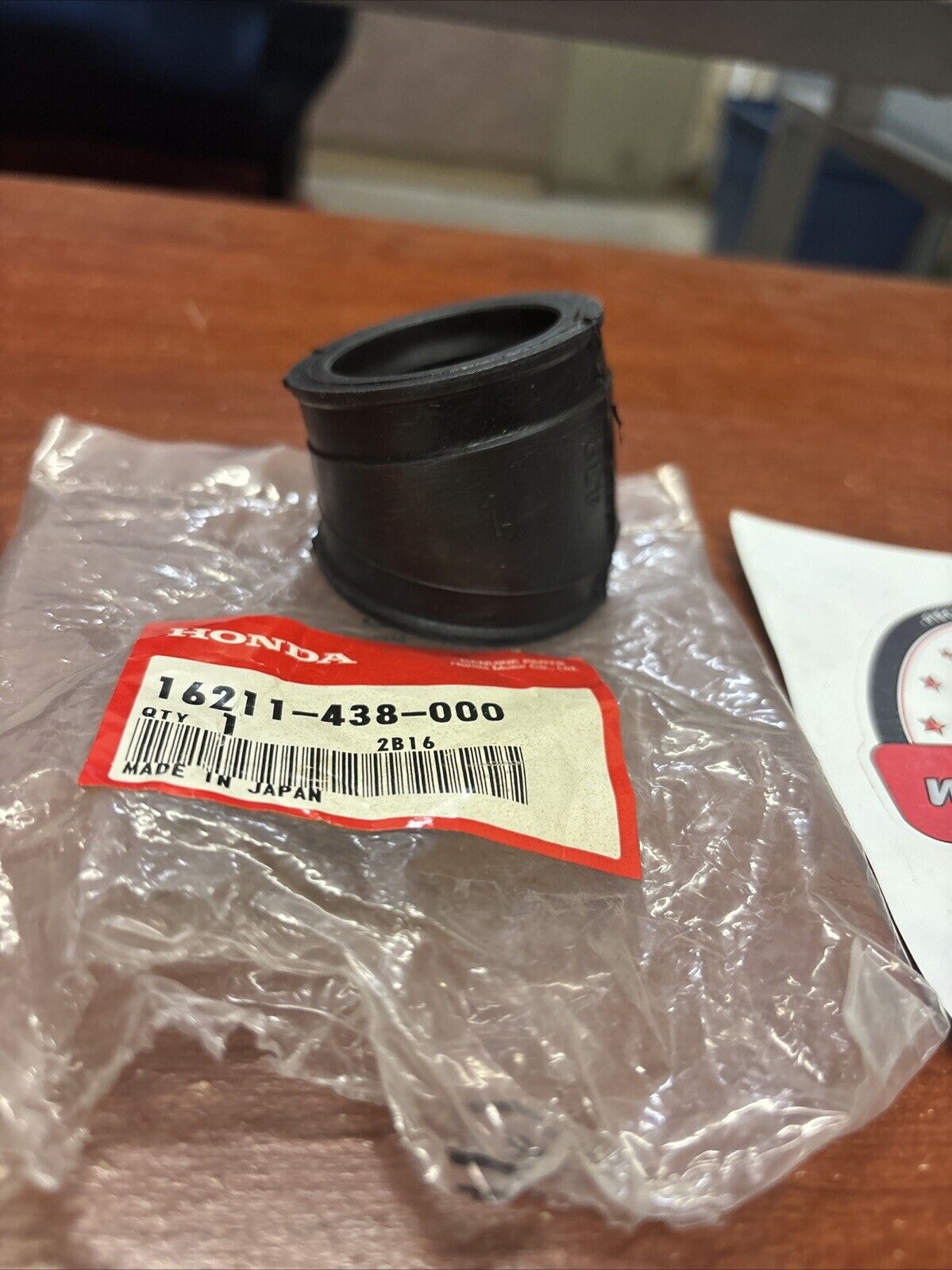 NOS Honda CB1100 CB900 CARBURETOR INTAKE BOOT INSULATOR 16211-438-000 H143