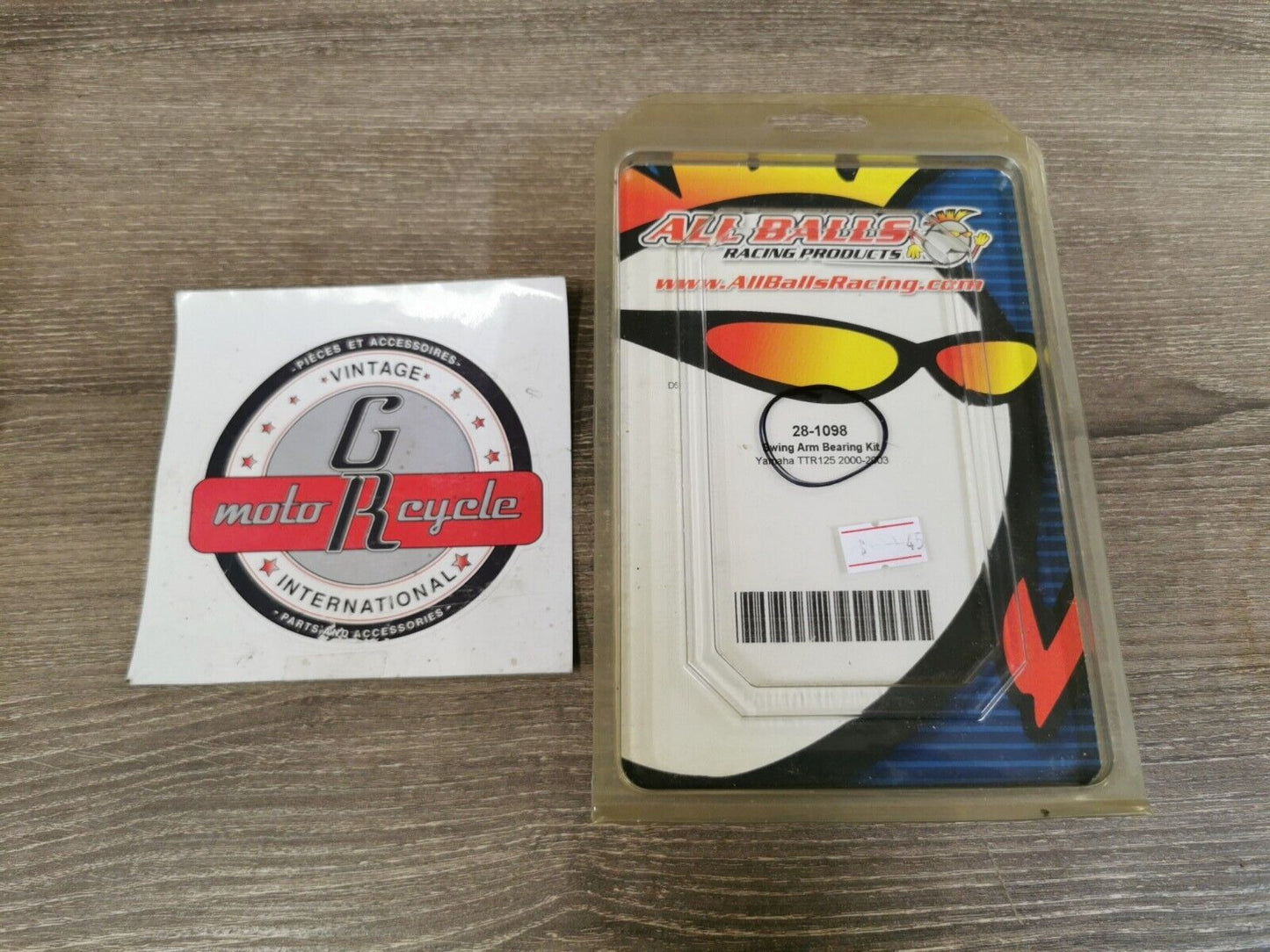 NOS ALL BALLS TTR125L TTR125LE Yamaha TT125 Swing Arm Bearing Kit  28-1098 J52