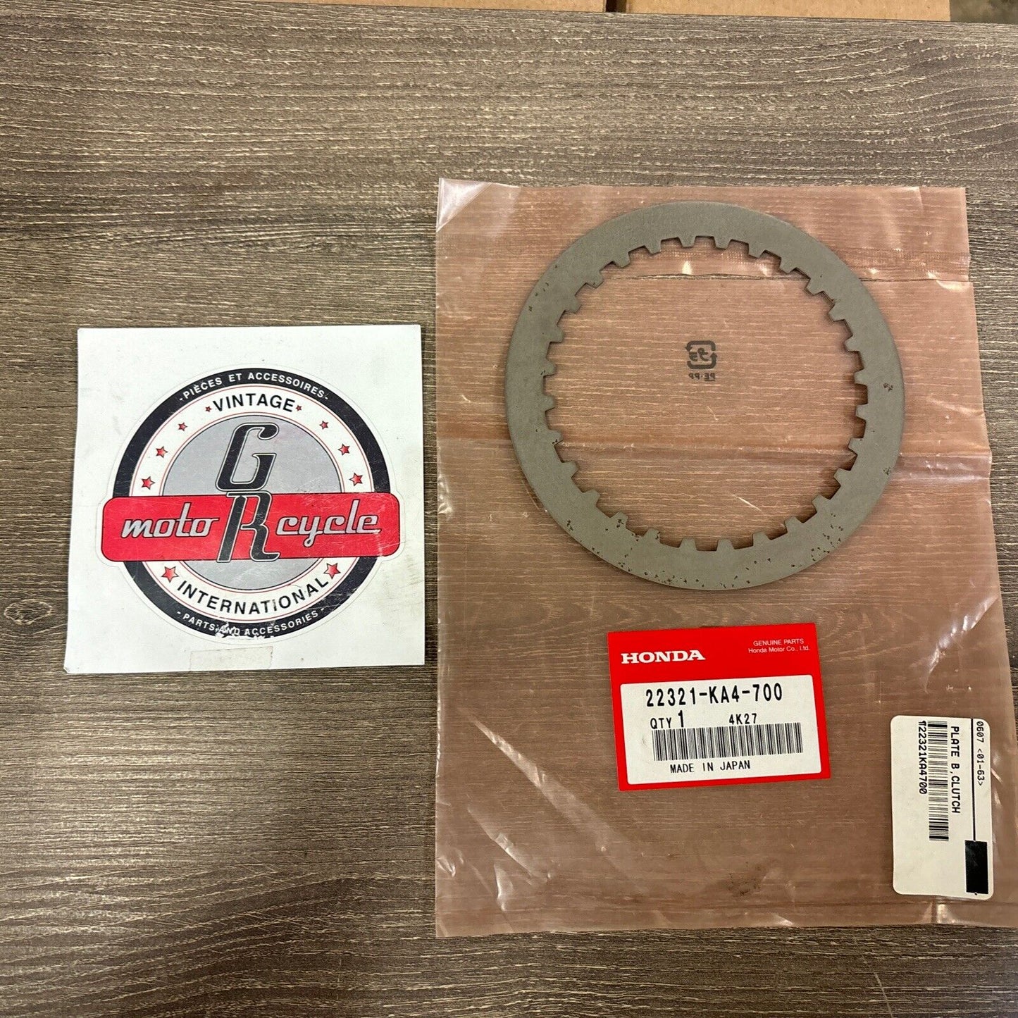 NOS Honda CB250 CB350 CB360 CB500 CL250 CL350 CLUTCH PLATE B 22321-KA4-700 H114