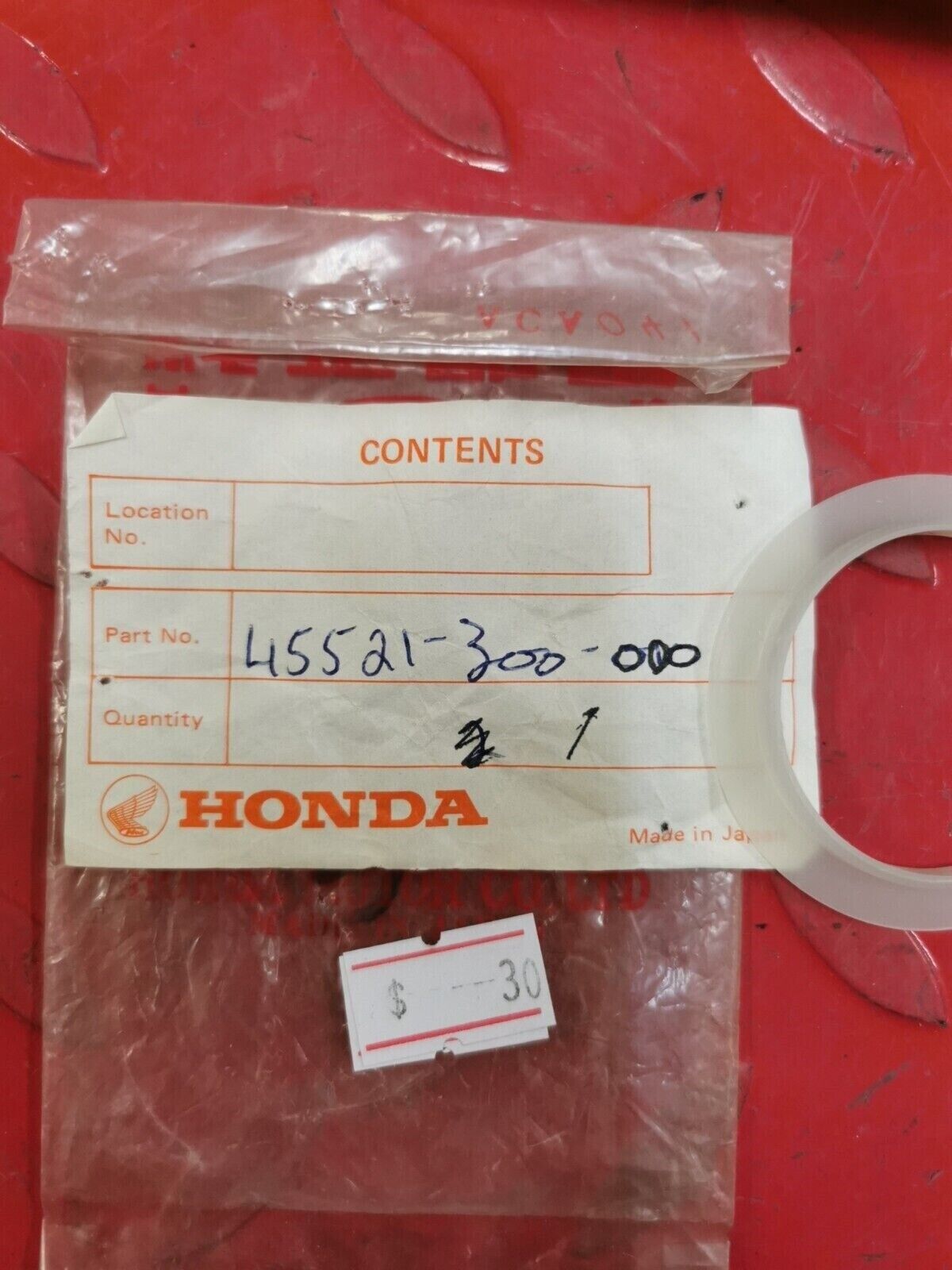 NOS Honda CB750K PLATE, DIAPHRAGM 45521-300-000 H31