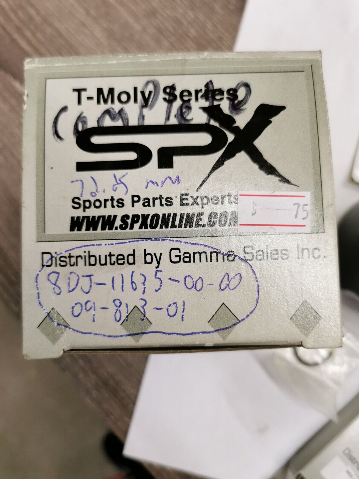 NOS SPX Yamaha PZ500C VT500XLD PZ500D  PISTON 0.25MM Kit 09-813-01 J33