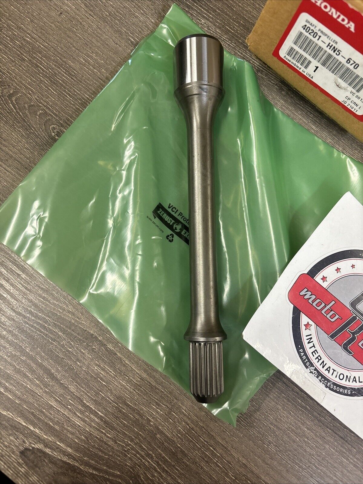 NOS Honda TRX350 FE FM TE TM FA FGA PROPELLER SHAFT 40201-HN5-670 H133