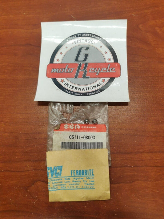 NOS Suzuki BALL QTY.2 06111-08003 S19
