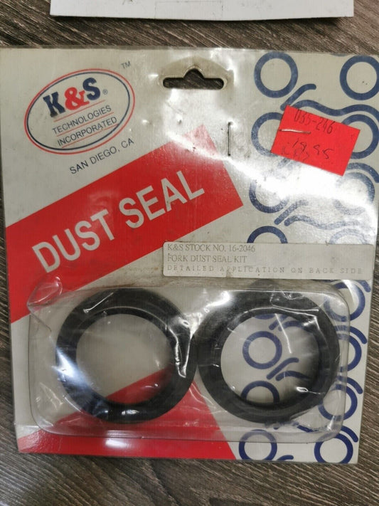 NOS K&S CR125 KX125 KDX250 KLX650 KLX650A CR250R  DUST SEAL 16-2046 J18