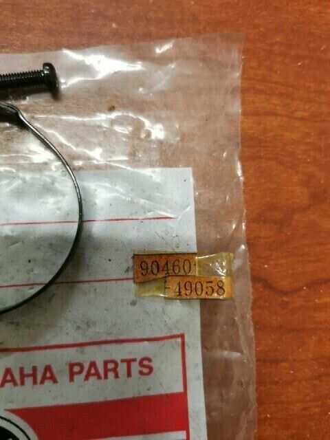 NEW NOS Yamaha HOSE CLAMP 90460-49058-00 SUB 278-14455-00-00 Y180