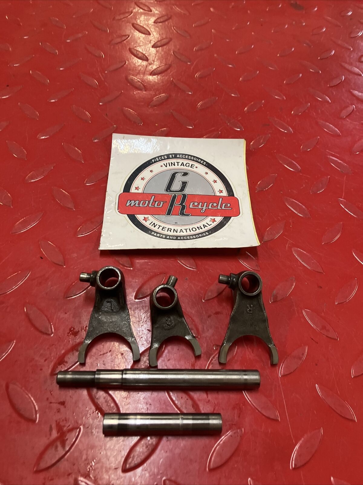 Honda CR80R 1990 transmission gearshift gear shift forks 4