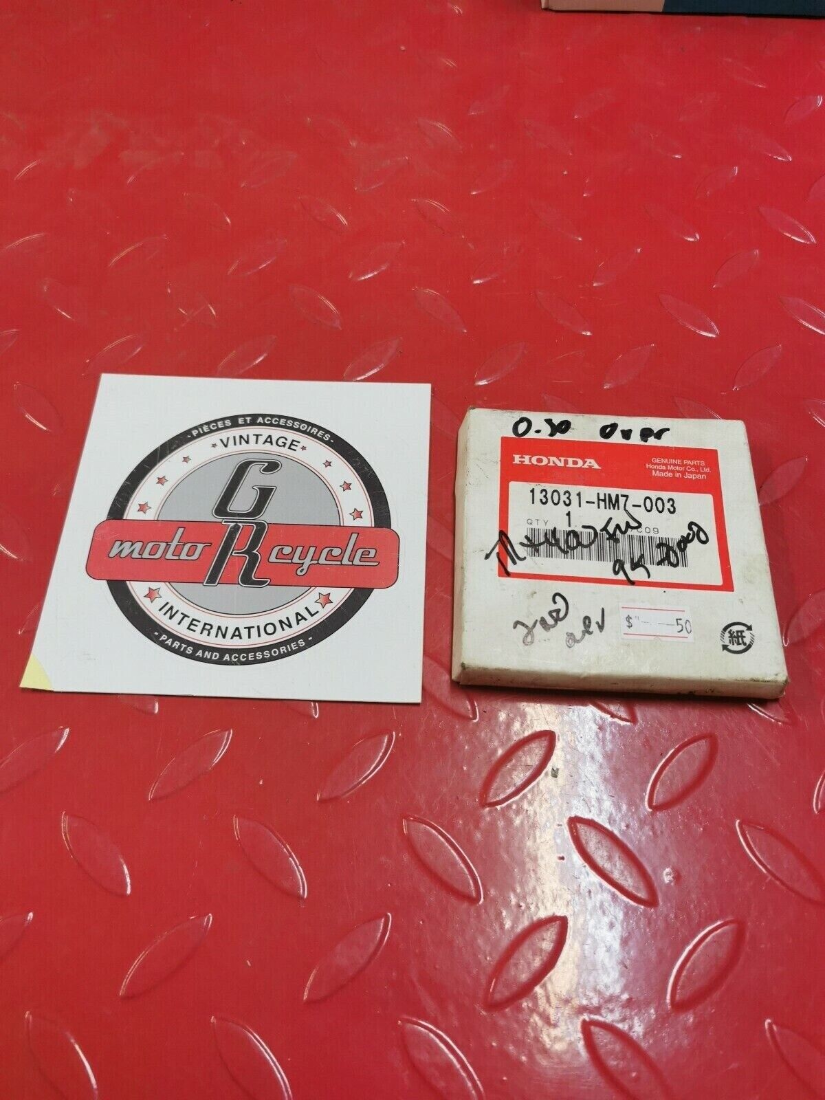 NOS Honda 1995 - 2003 TRX400FW OVERSIZED PISTON RING SET (0.50) 13031-HM7-003 H9