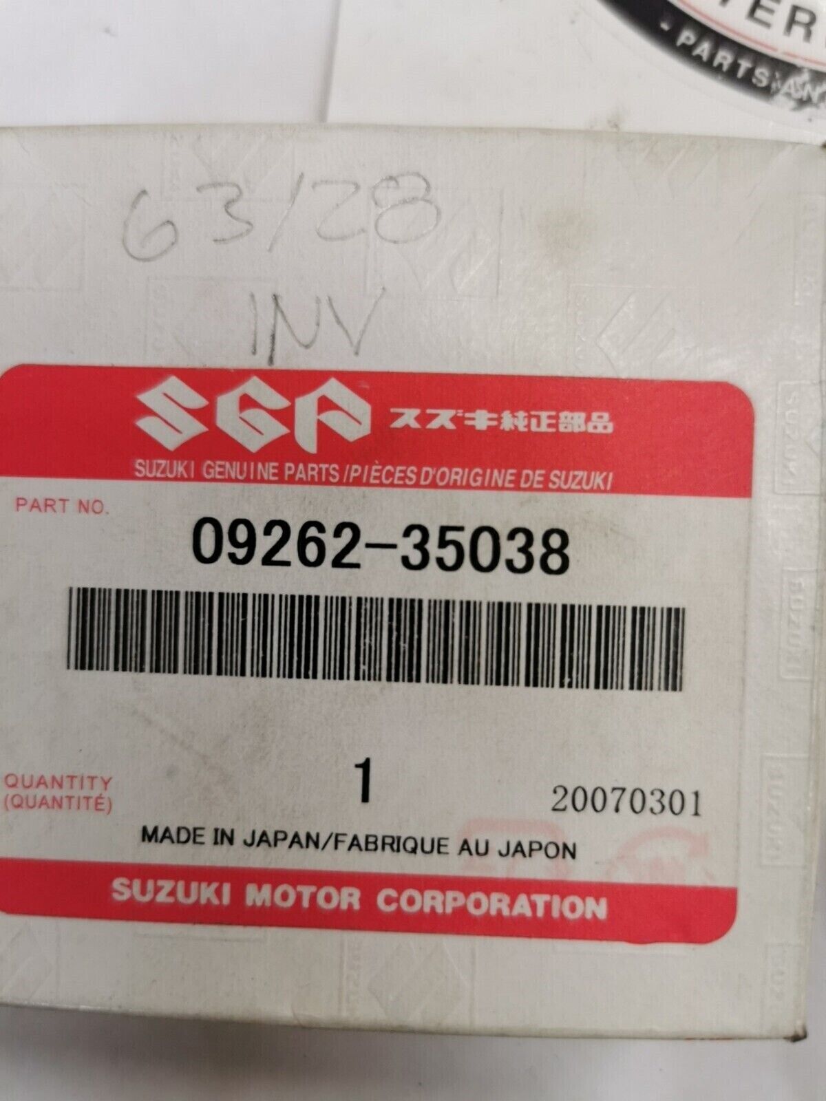 NOS SUZUKI KINGQUAD LTA400 SP200  SP125 BEARING 09262-35038 S24