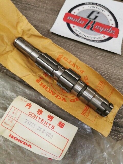 NOS HONDA MT250 ELSINORE 1974 - 1976 COUNTERSHAFT TRANSMISSION 23221-358-000 H87