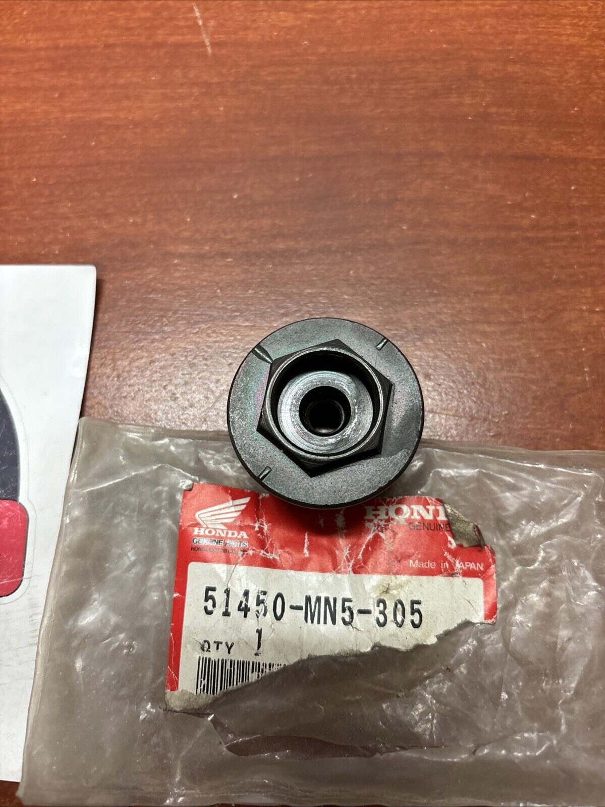 NOS Honda GL1500 FRONT FORK BOLT INCOMPLETE 51450-MN5-305 H177