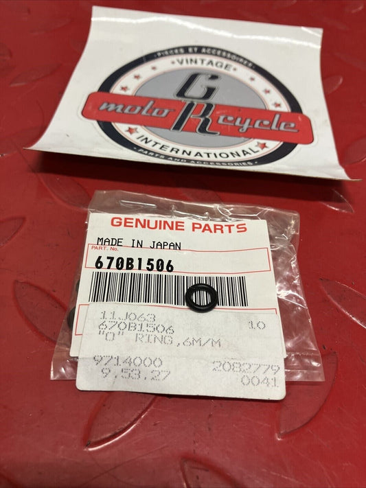 NOS KAWASAKI O-RING 6MM 670B1506 K14