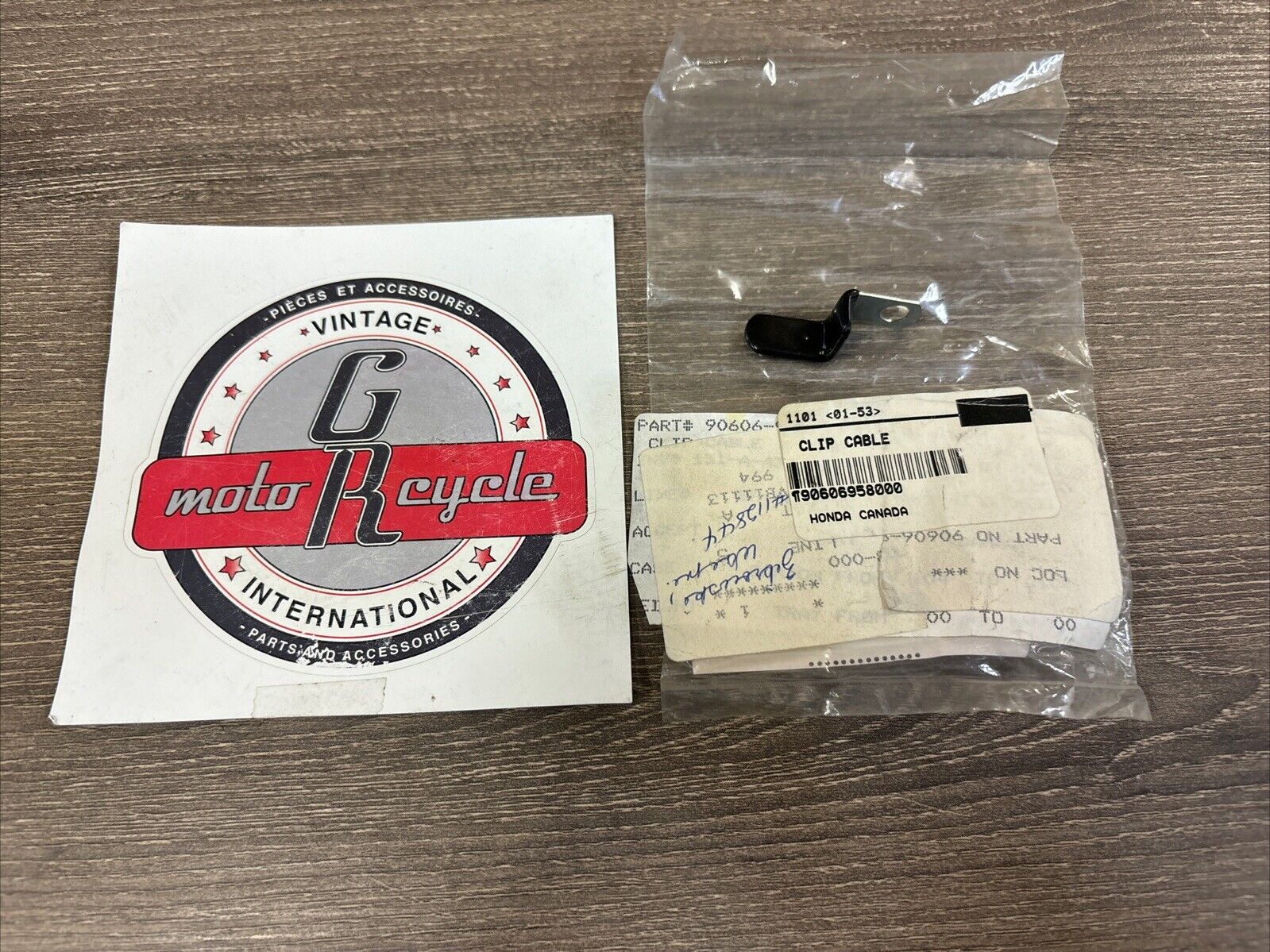 NOS Honda ATC185S ATC200 E S CABLE CLIP 90606-958-000 H131