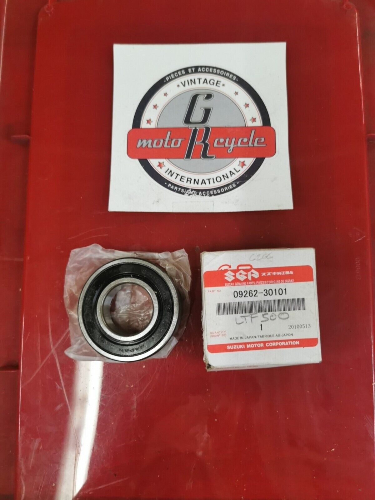NOS SUZUKI LTF500 BEARING 09262-30101  S23