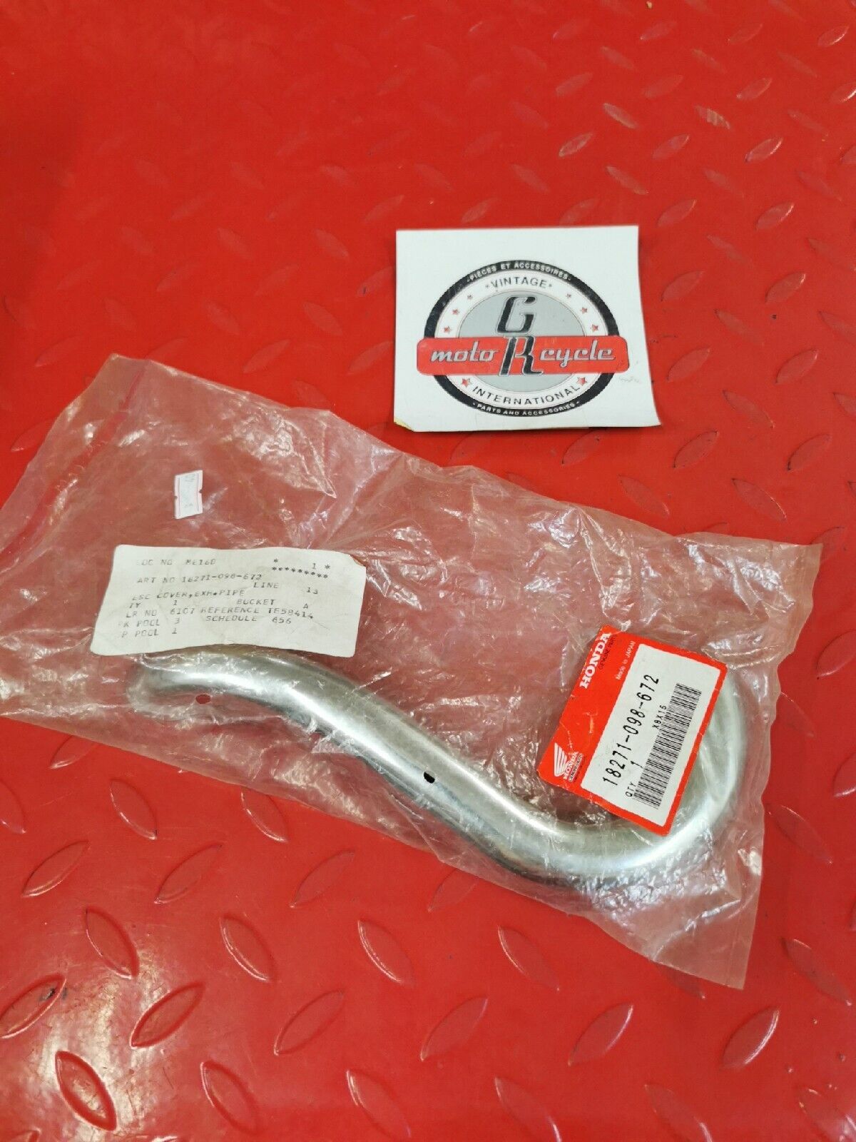 NEW HONDA CT70 COVER EXHAUST PIPE HEAT SHIELD 18271-098-672 H39