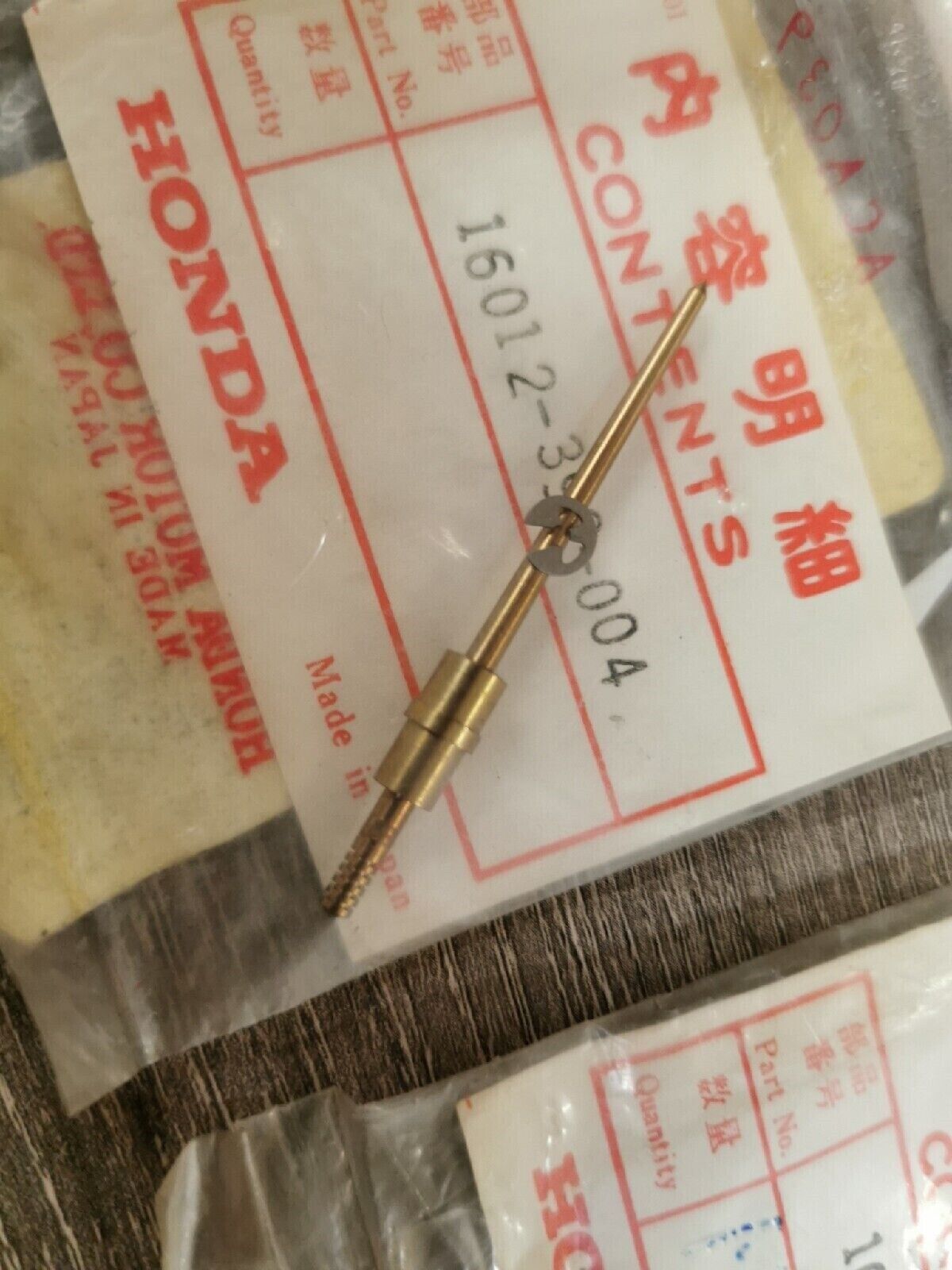 NOS HONDA CB750 1976 NEEDLE SET JET  KIT QTY 4 16012-392-004 H44