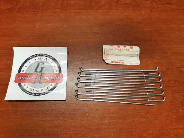 NOS Honda CB125 CL100 SL100 XL100 REAR WHEEL SPOKES BS QTY 12 97310-59159-10 H73