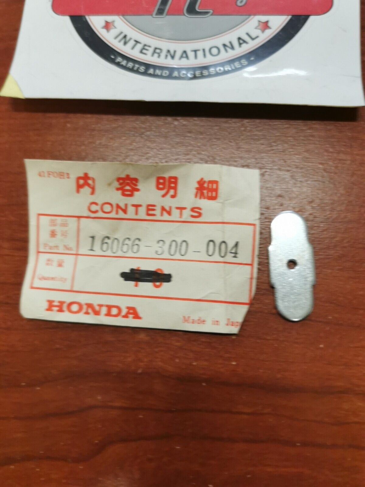 NOS Honda 1969 CB750K0 SPRING.SET PLATE 16066-300-004 H32