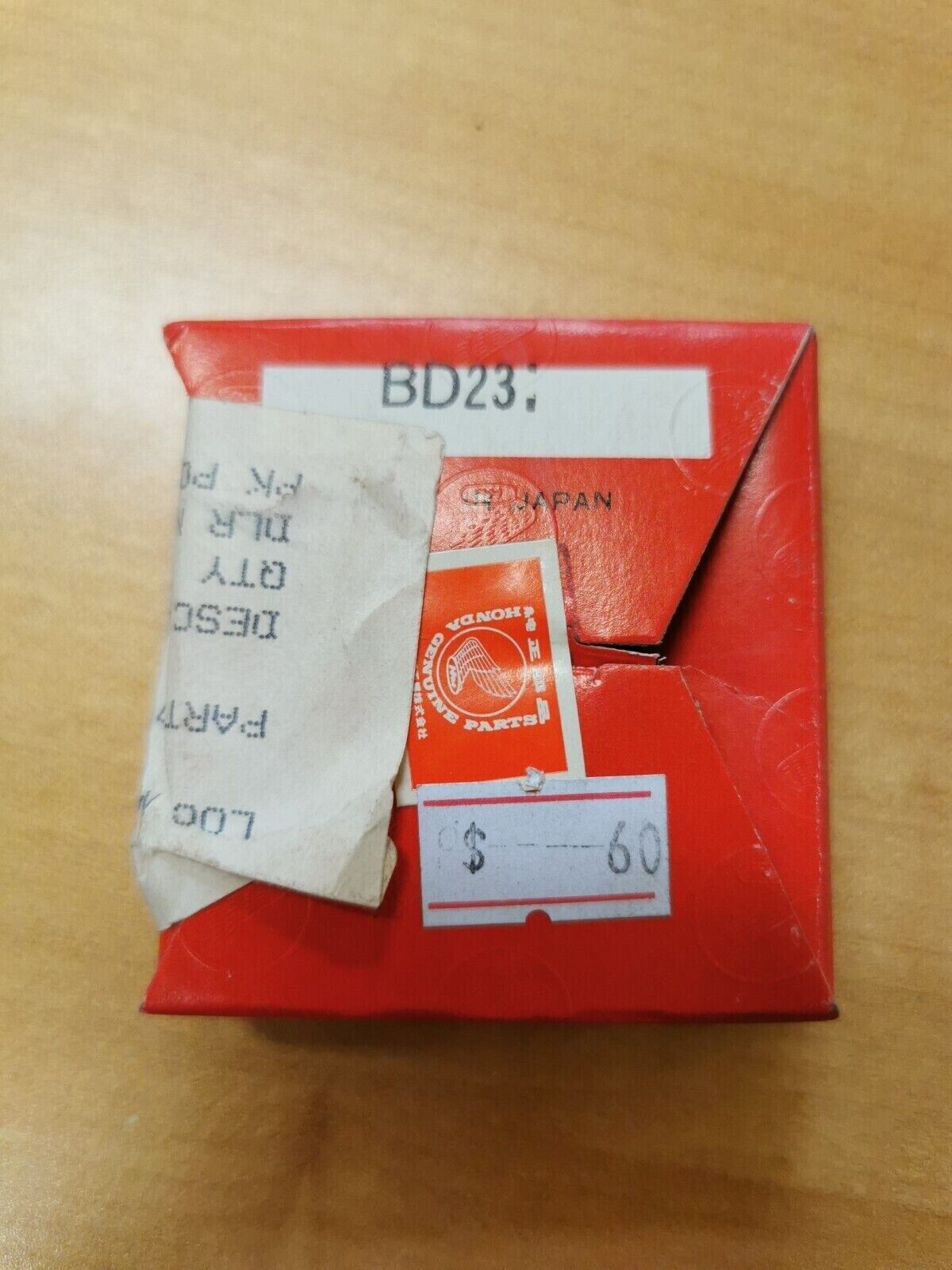 NOS HONDA CR125 1980 - 1984 RING SET  PISTON O.S. 0.50  13013-466-305 H17