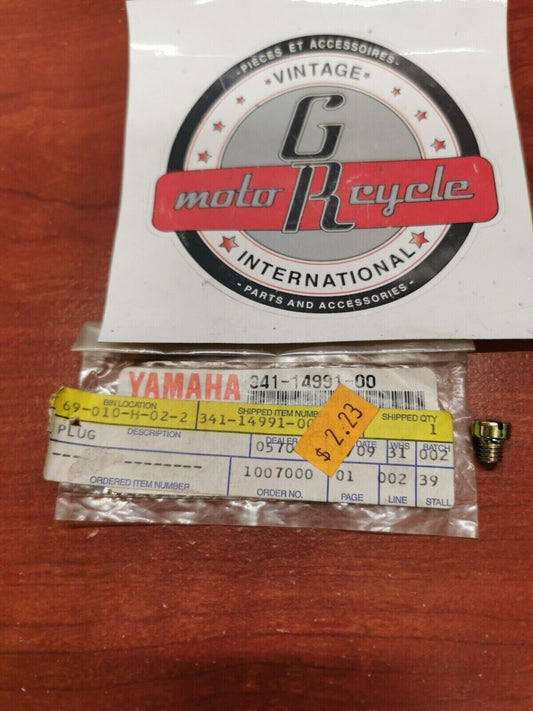 NOS Yamaha XV535 YTM200 YTM225 VMX12 TX750 TT500 SCREW 341-14991-00-00 Y96