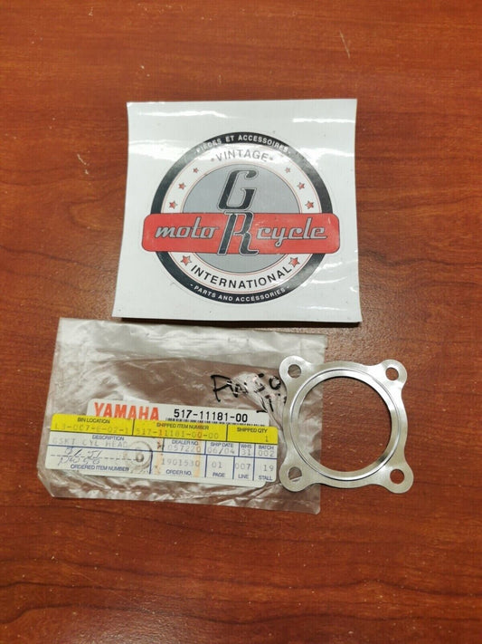 NOS Yamaha CYLINDER HEAD GASKET 517-11181-00-00 SUB. 517-11181-01-00 Y95