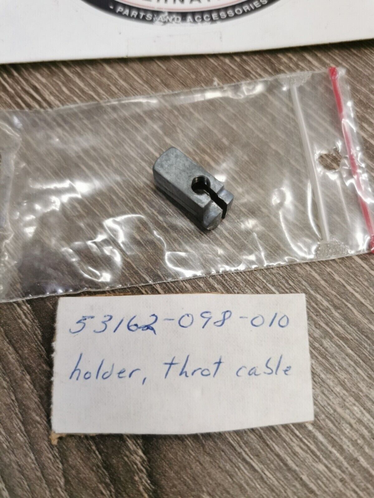 NOS HONDA HOLDER THROT CABLE 53162-098-010 H58