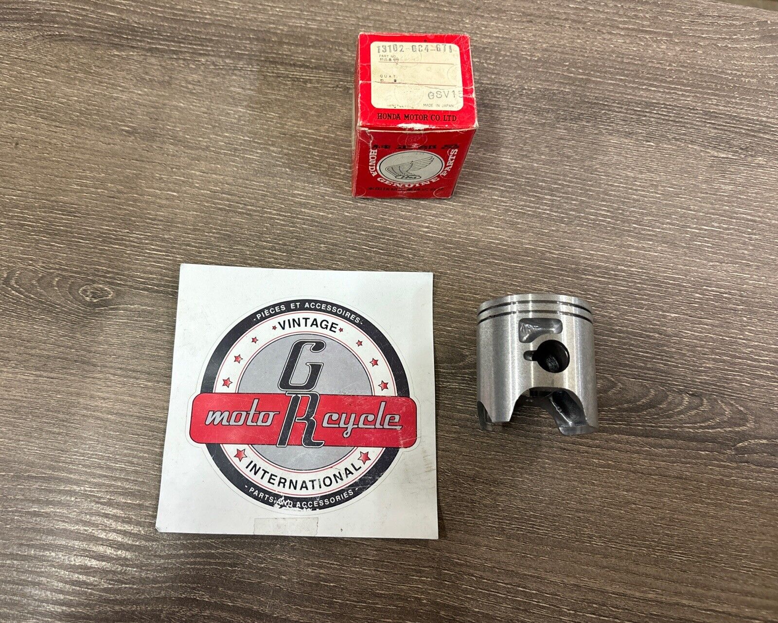 NOS Honda 1985 CR80R PISTON O/S 0.25 13102-GC4-671 H137