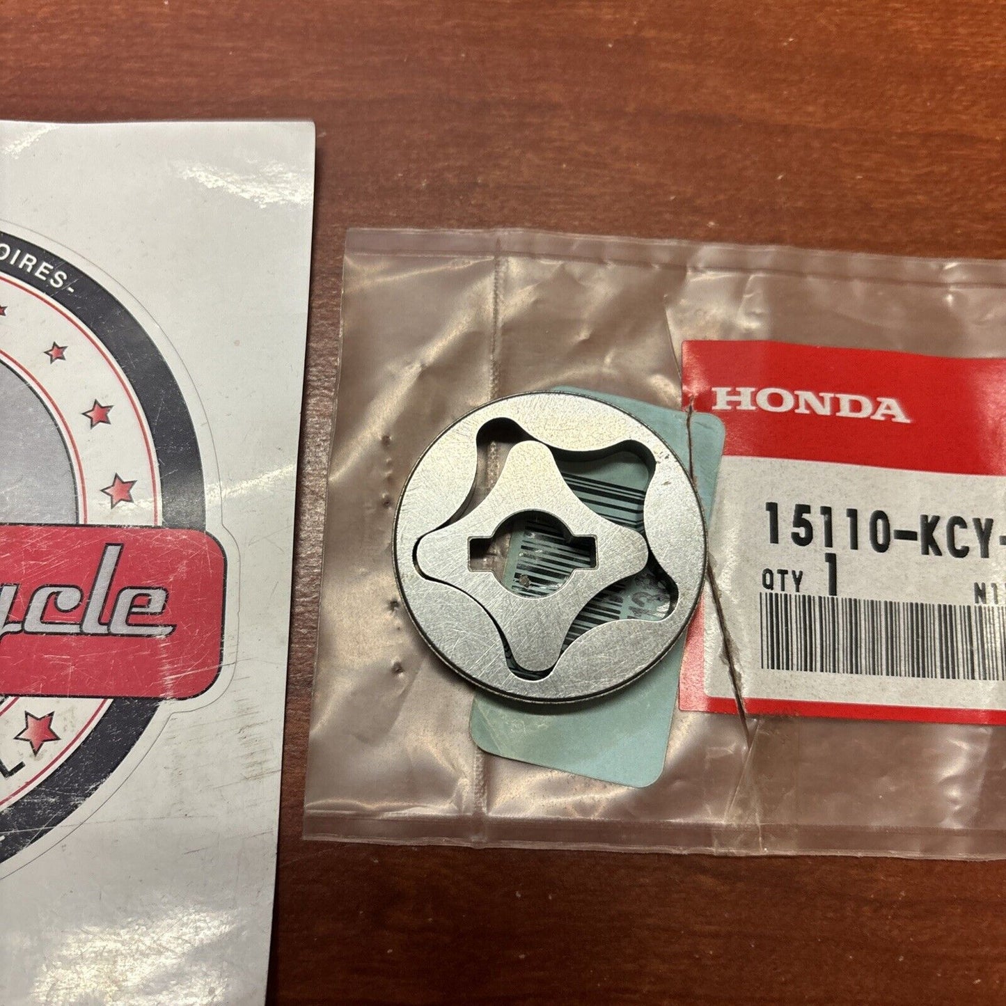 NOS Honda 1996 - 2004 XR400R OIL PUMP ROTOR A 15110-KCY-305 H166