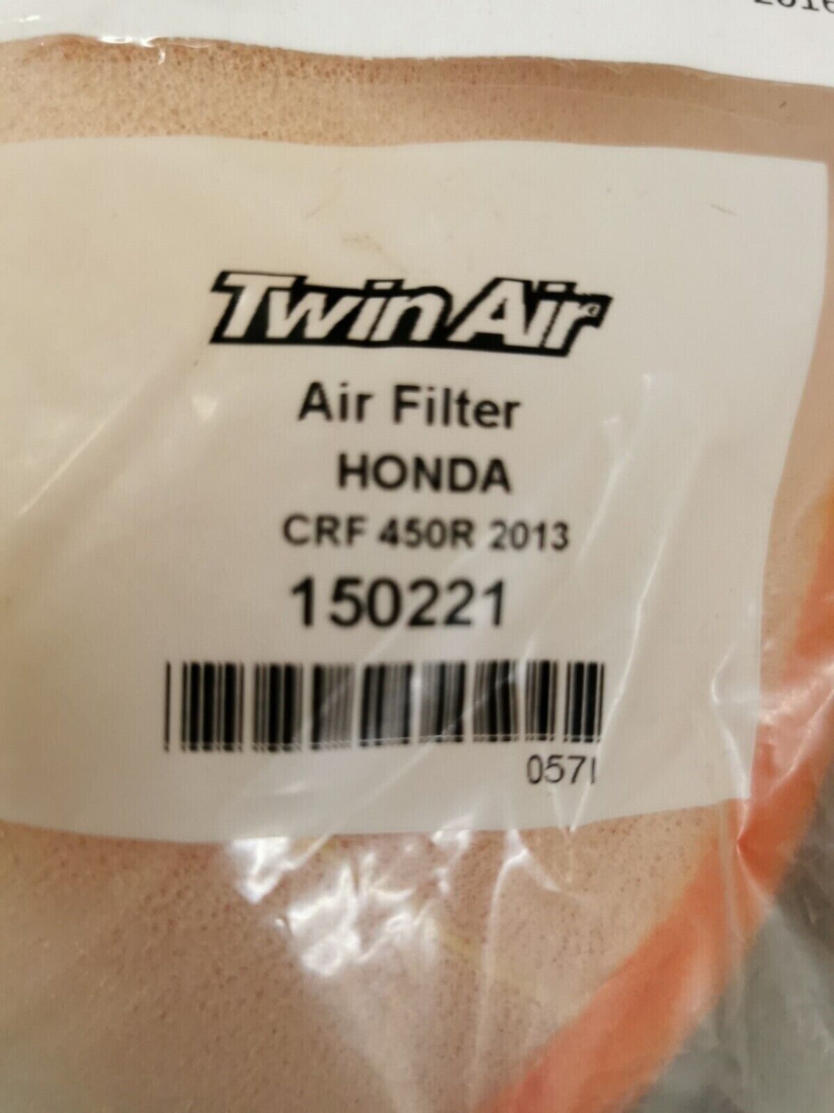 NOS TWIN AIR HONDA CRF450R CFR250R 2013 - 2016 AIR FILTER 150221 J40