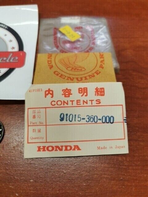 NOS Honda CR125M MR175 MT125 THRUST BEARING 91015-360-000 H71