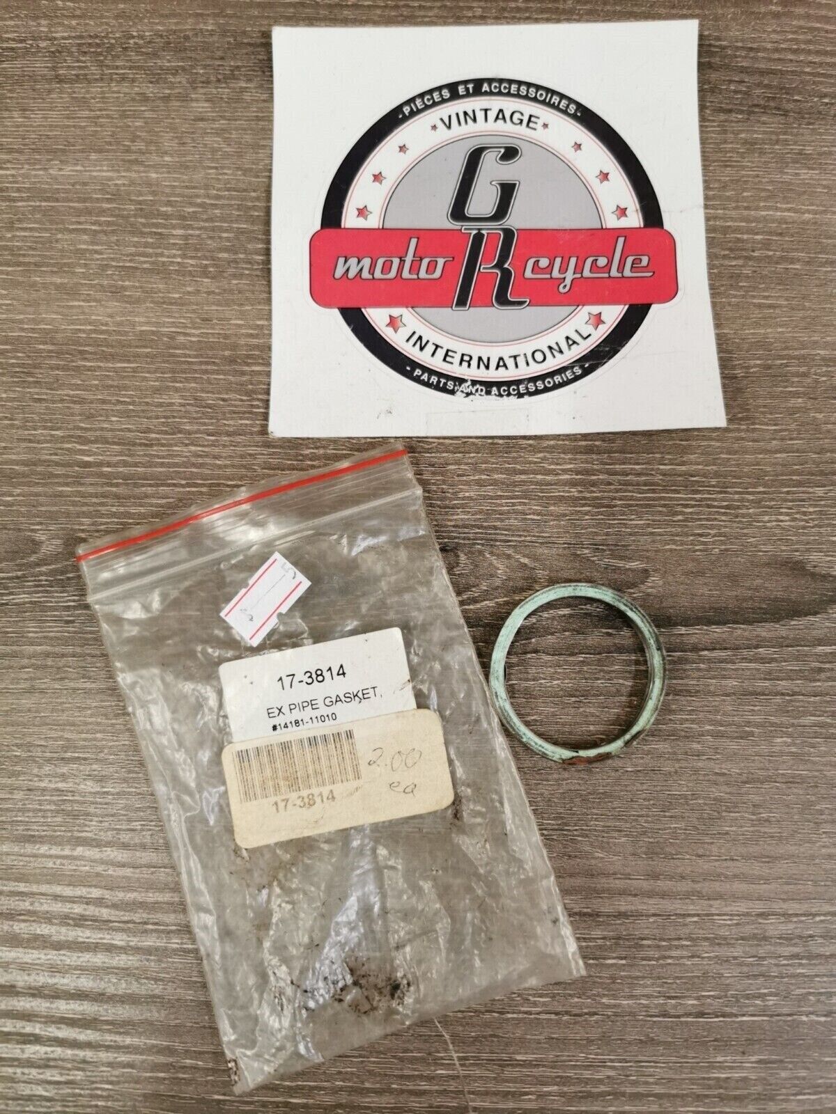 NOS Suzuki GS850G GS750E TS100 TS125 DR370  Exhaust Gasket 17-3814  J29