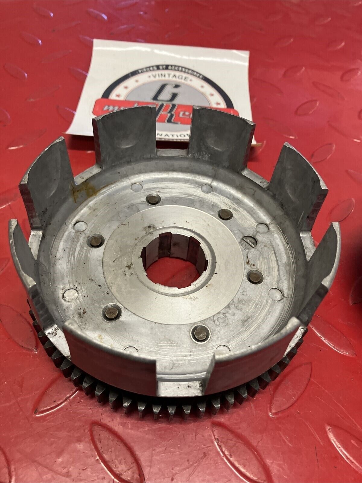 Honda XL200R 1984 clutch basket hub pressure plate 1983 2
