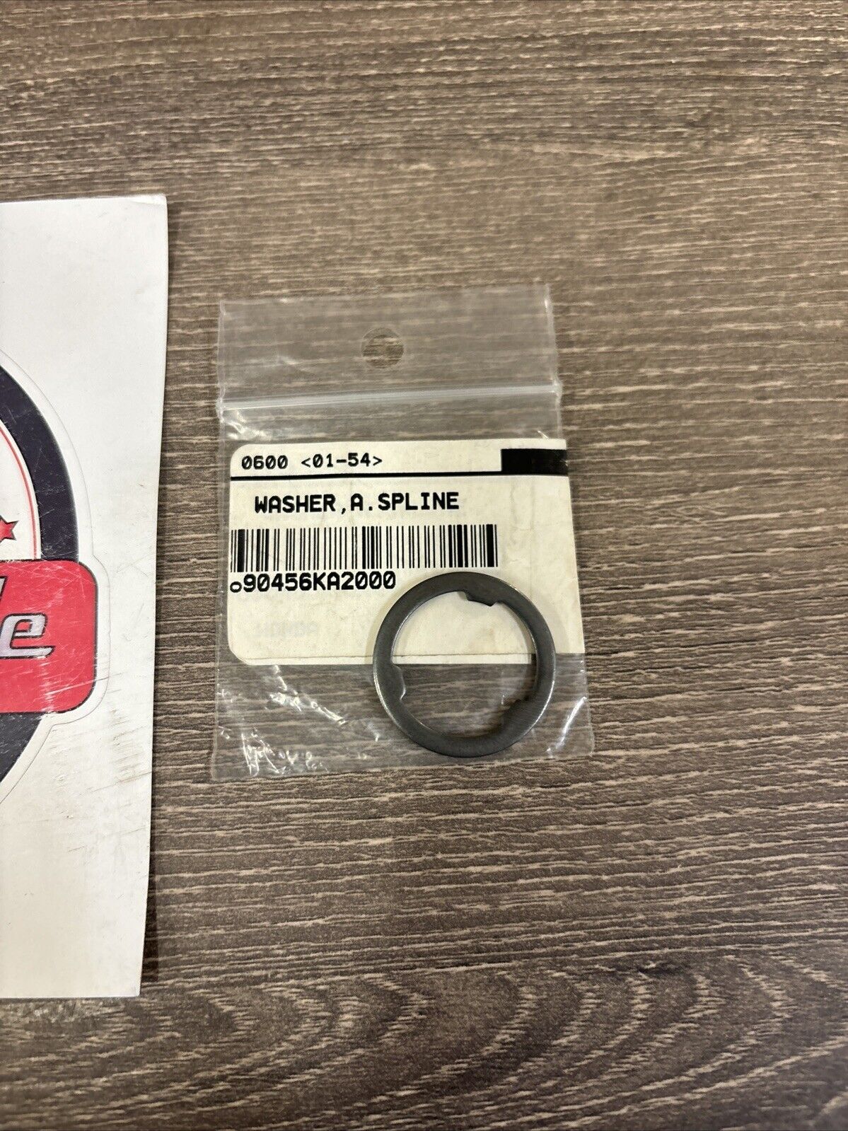 NOS Honda TLR200 XR200 R SPLINE WASHER A 20MM 90456-KA2-000 H134