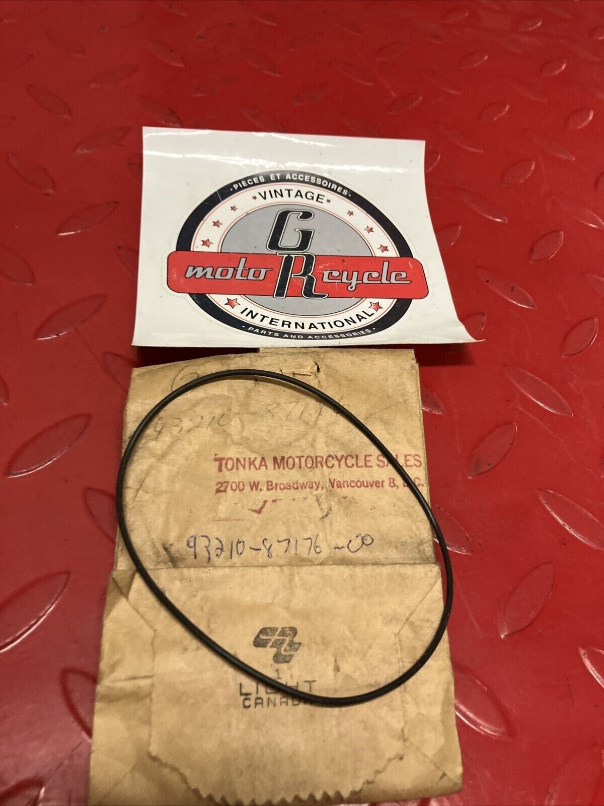 NOS YAMAHA TX750 CYLINDER O-RING 93210-87176-00 Y63