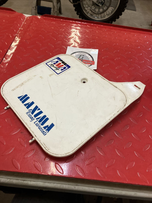 Honda CR250R 1988 front number plate panel fairing CR125R CR500R 61136-ML3-840 2