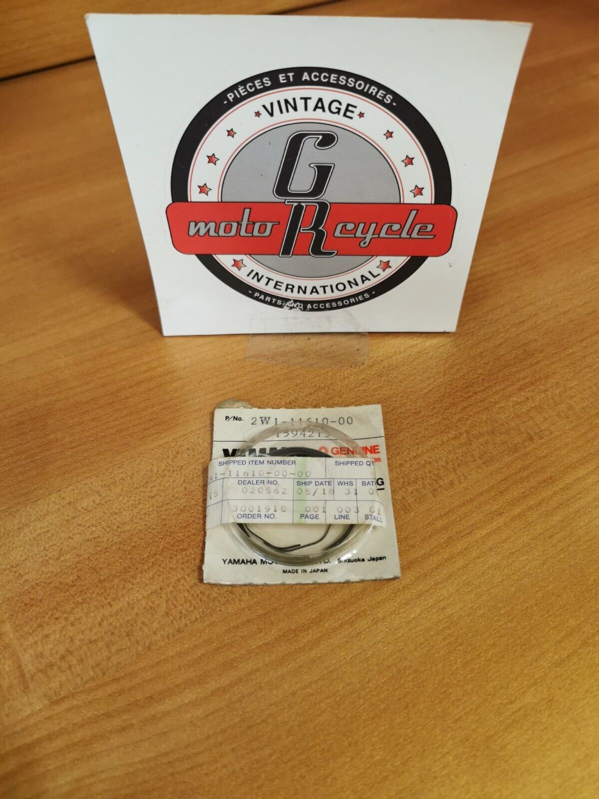 NOS YAMAHA RX50 YSR50  1984 - 1992  PISTON RING SET  STD  2W1-11610-00-00   Y48