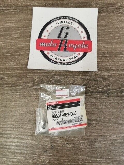 NOS HONDA  WASHER SPECIAL 6M 90501-VE2-D00 H83