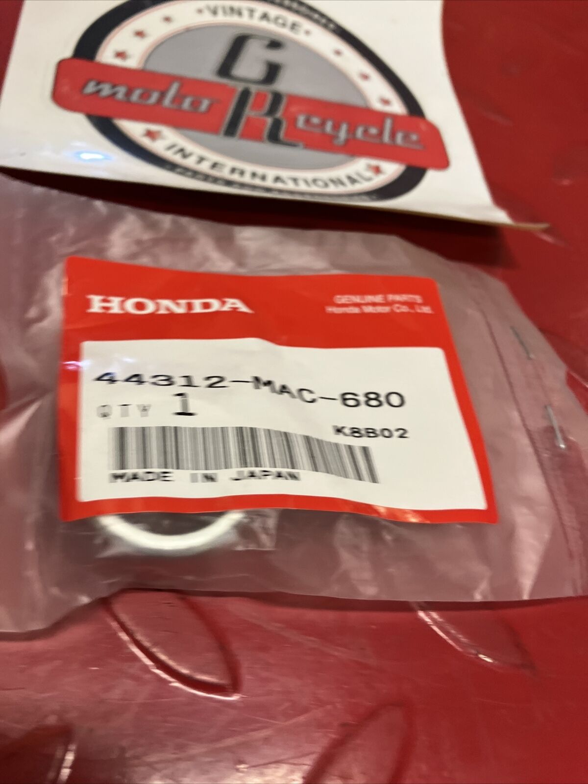 NOS HONDA CR125R 95-96 CR250R 95 CR500R 95 FRONT WHEEL COLLAR 44312-MAC-680 H100